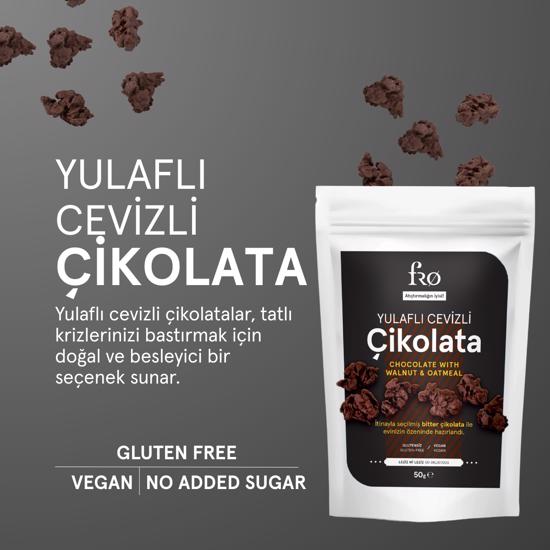 Men genel Fro - Chocolate with Oats and Walnuts 50gr