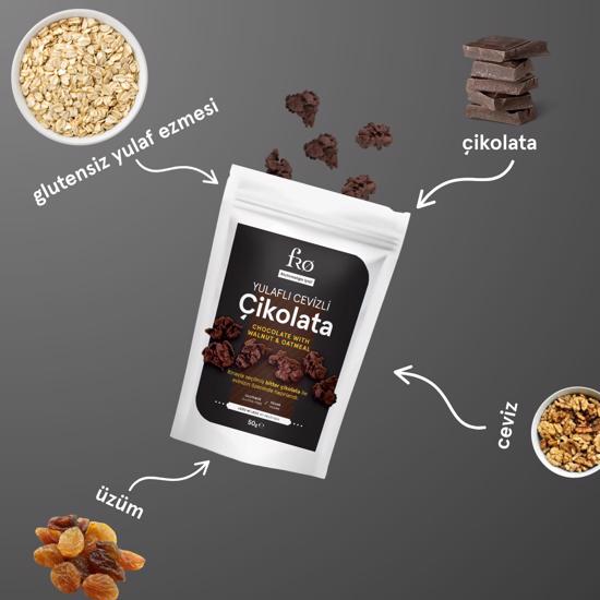 Men genel Fro - Chocolate with Oats and Walnuts 50gr