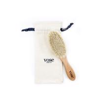 Erkek genel Ahşap Yumuşak Bebek Saç Fırçası 0 Ay + (Keçi Kılı)