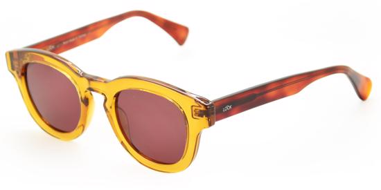 Men genel LOOKlight Pinus Daisy Jellybrown Unisex Güneş Gözl