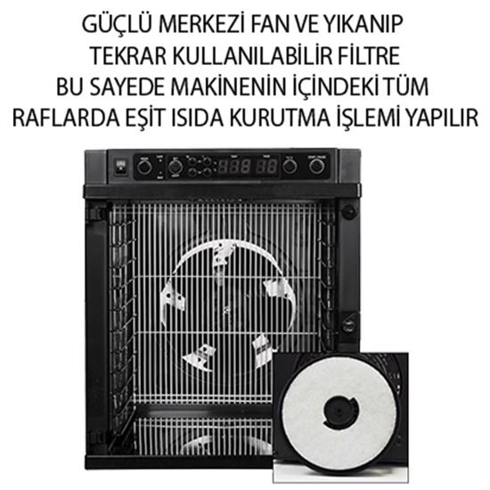 Erkek genel Sedona Express Kurutucu / 11 Tepsili ( Paslanmaz Ç