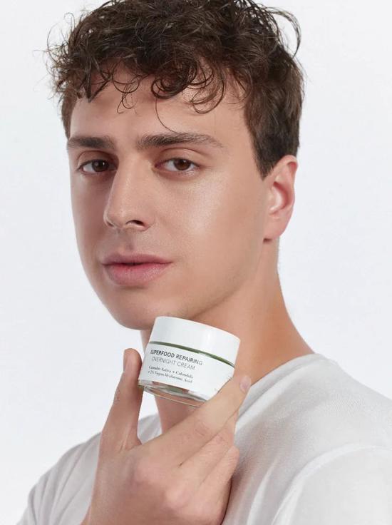 Men genel Superfood Repairing Overnight Cream