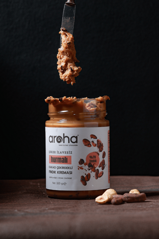 Erkek genel Kakao çekirdeği parçacıklı fındık kreması 320gr