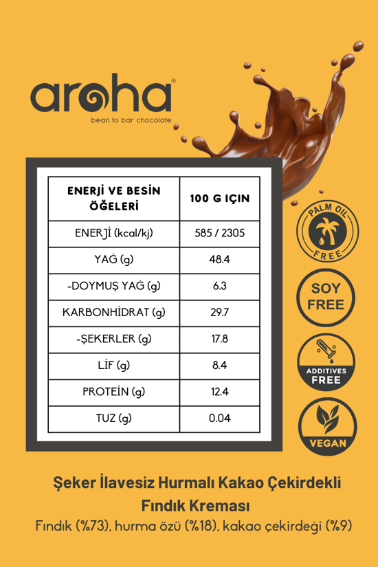 Erkek genel Kakao çekirdeği parçacıklı fındık kreması 320gr