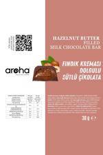 Erkek genel Fındık Kreması Dolgulu Sütlü Çikolata Bar 38gr