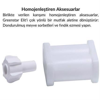 Erkek genel GreenstarElite SoğukSıkım MeyveSebze Sıkacağı Siya