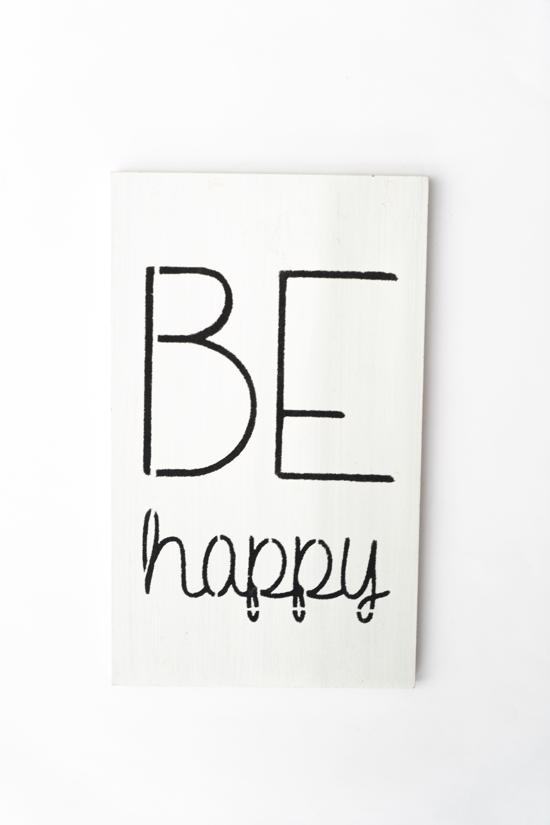 Men genel Be Happy Dekor