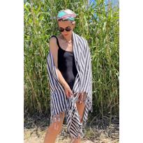 Erkek genel Peştamal -Night Siyah Çizgili