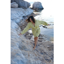 Erkek genel Bornoz - Deep Yeşil M/L