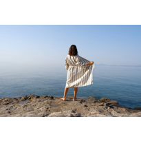 Erkek genel Saks Bornoz -Mavi- M/L