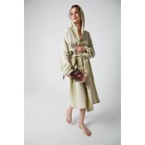 Erkek genel Müslin Yeşil Bornoz- L/XL