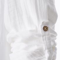 Erkek genel Müslin Gömlek Beyaz -XL