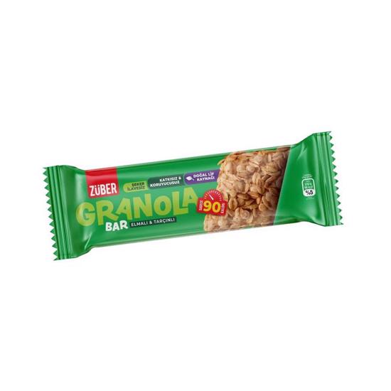 Erkek genel Züber-Granola Bar Elmalı Tarçınlı 25g
