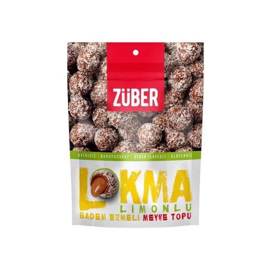 Erkek genel Limonlu Badem Ezmeli Meyve Topu 96g
