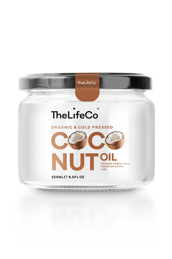 Erkek genel TheLifeCo Organik Hindistan Cevizi Yağı 250ml