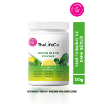 Erkek genel TheLifeCo Yeşil Sebzeler İçecek Tozu 120gr
