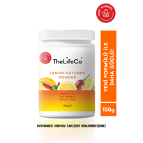 Erkek genel TheLifeCo Limonlu ve Acı Biberli İçecek Tozu 150gr