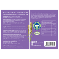 Erkek genel TheLifeCo Organik Psyllium İçecek Tozu 180gr