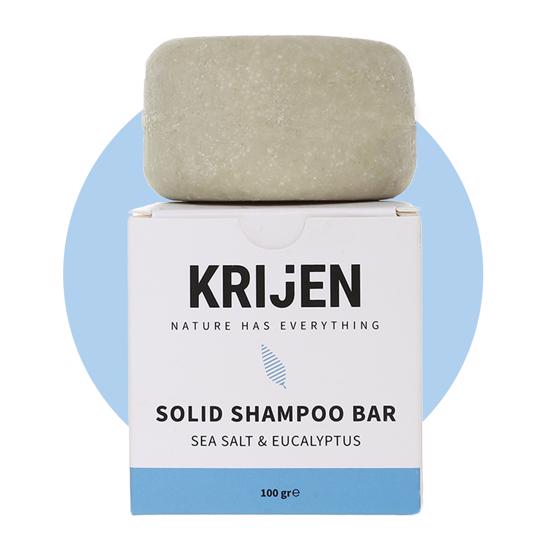 Erkek genel Deniz Tuzu -Okaliptus  Katı Şampuan 100 Gr