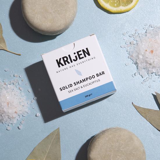 Erkek genel Deniz Tuzu -Okaliptus  Katı Şampuan 100 Gr