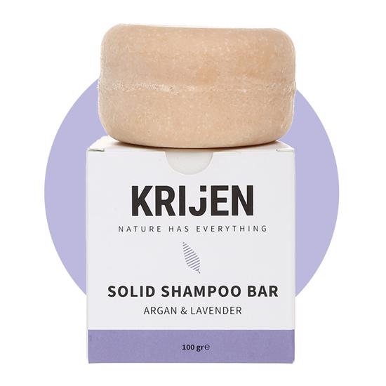 Erkek genel Argan - Lavanta Katı Şampuanı 100 Gr