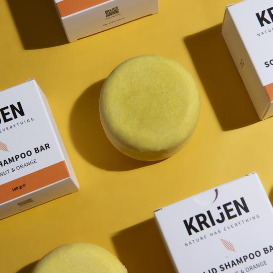 Erkek genel Hindistan Cevizi Portakal Katı Şampuan 100 Gr
