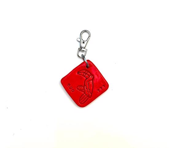 Men genel 520 777 Tukan Anahtarlık -Kırmızı