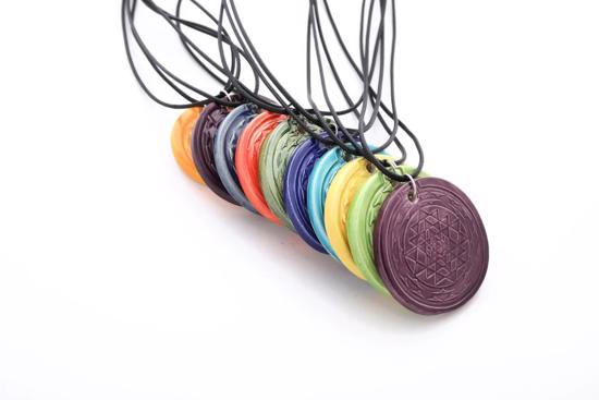 Erkek genel Sri Yantra Kolye -Somon