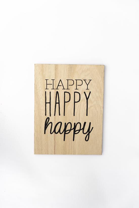 Men genel Happy Dekor
