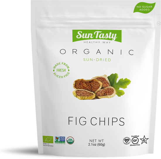 Erkek genel Kuru İncir Cipsi Sun Tustycips Doypack 60 GR