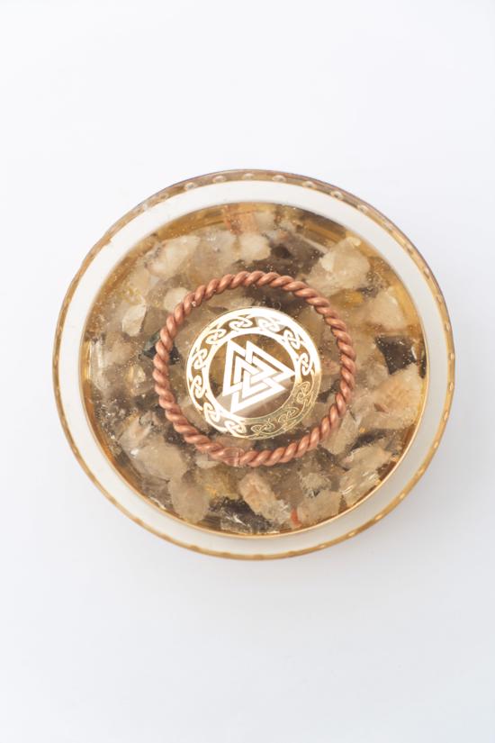 Men genel Bolluk Bereket Çanağı Sitrin Taşlı