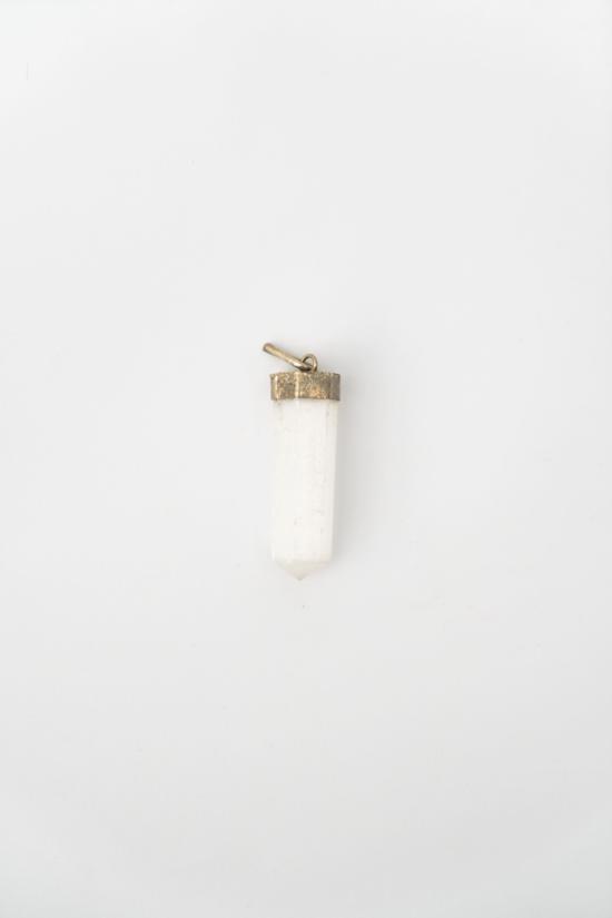 Men genel Selenit Kolye Ucu