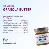 Erkek genel Granola Butter Original Glutensiz Şekersiz Vegan