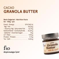 Erkek genel Granola Butter Cacao Glutensiz Şekersiz Vegan