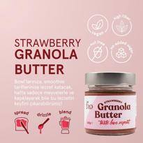 Erkek genel Granola Butter Çilek Glutensiz Şekersiz Vegan