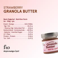 Erkek genel Granola Butter Çilek Glutensiz Şekersiz Vegan