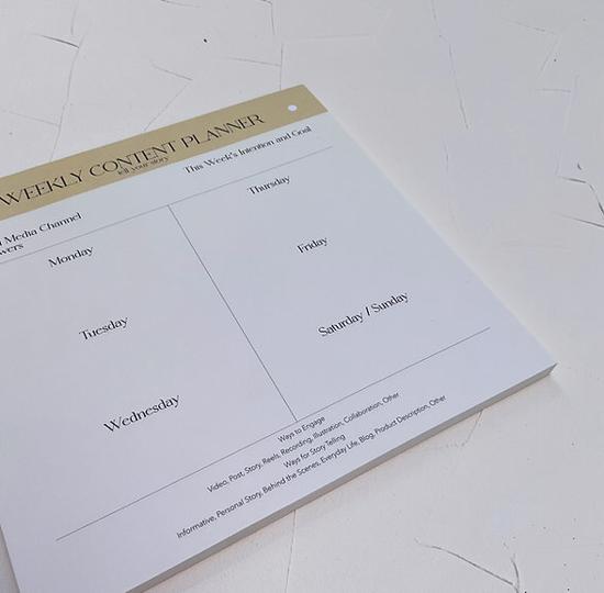 Men genel Haftalık İçerik Üretme Planlayıcı