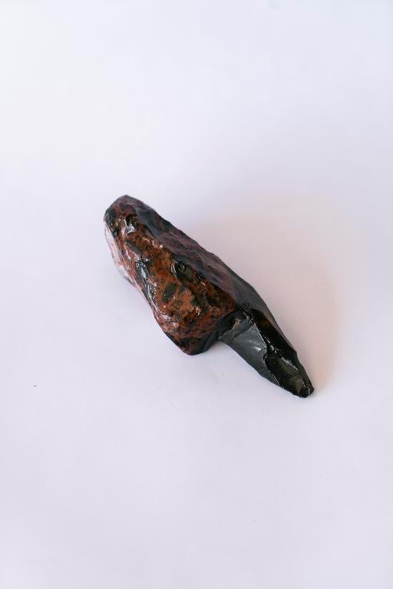 Erkek genel Mahagoni Obsidyen Taş No3