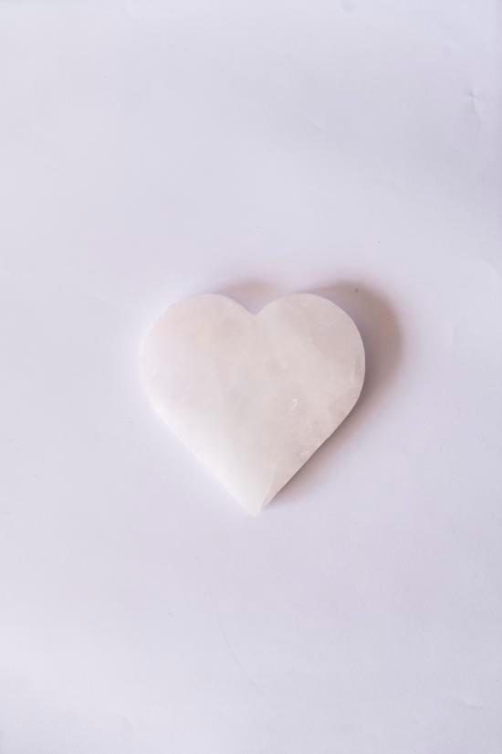 Men genel Kristal Kuvars Kalp Yassı