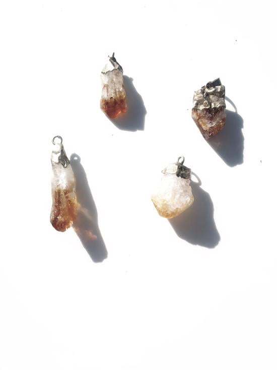 Erkek genel Sitrin Kolye Ucu