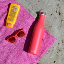 Erkek genel Mercan Pembe Termos 750 ml, Paslanmaz Çelik Sızdır