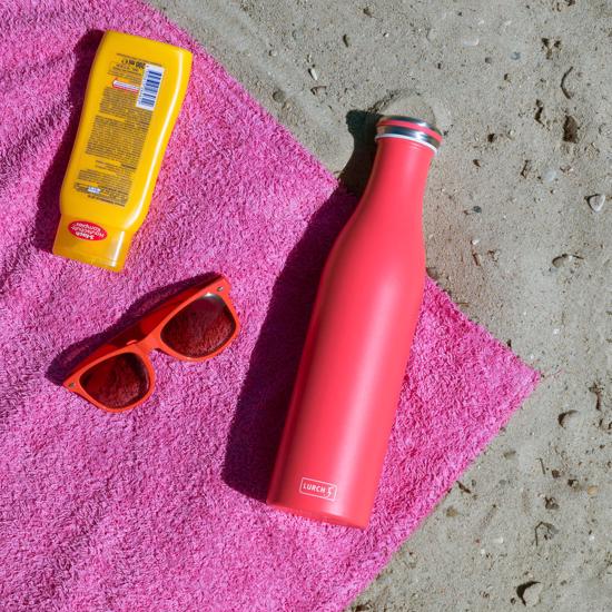 Men genel Mercan Pembe Termos 750 ml, Paslanmaz Çelik Sızdır