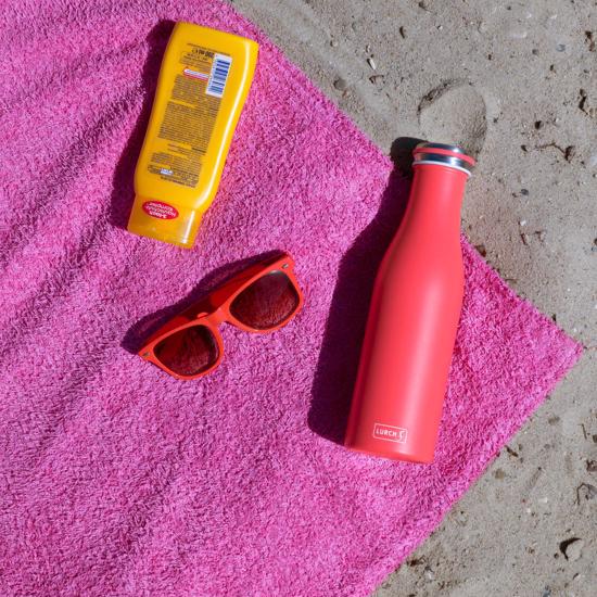 Men genel Mercan Pembe Termos 500 ml, Paslanmaz Çelik Sızdır