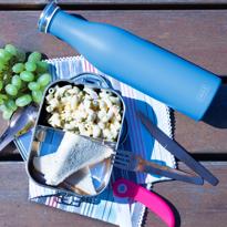 Erkek genel Okyanus Mavi Termos 750 ml, Paslanmaz Çelik Sızdır