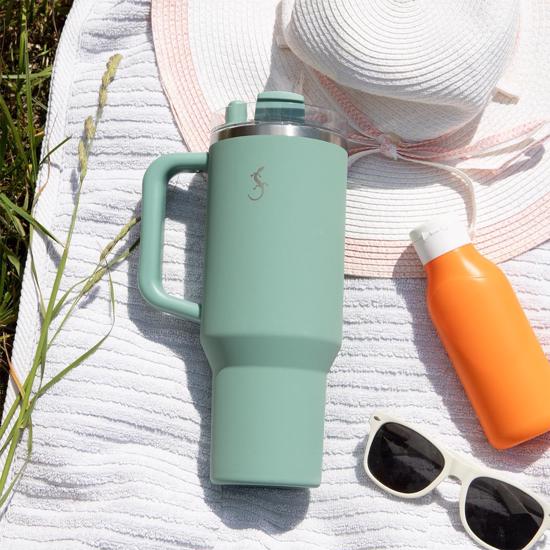 Men genel Big Cup 1.2 L Adaçayı Yeşil Termos, Paslanmaz Çeli