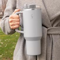 Erkek genel Big Cup 1.2 L Granit Gri Termos, Paslanmaz Çelik S