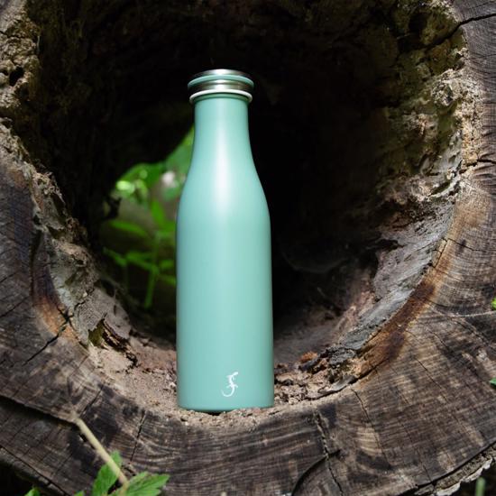 Men genel Adaçayı Yeşil Termos 500 ml, Paslanmaz Çelik Sızdı