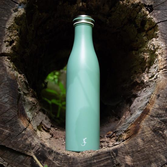 Men genel Adaçayı Yeşil Termos 750 ml, Paslanmaz Çelik Sızdı