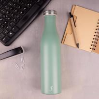 Erkek genel Adaçayı Yeşil Termos 750 ml, Paslanmaz Çelik Sızdı