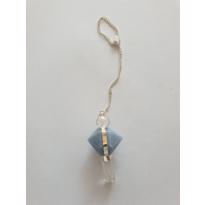 Erkek genel Sarkaç Pandül Anjelit- Kristal Kuvars
